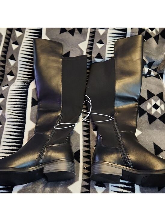 a new day Shoes - A New Day Tall Riding Boots Womens Black Size 6 Wide Calf